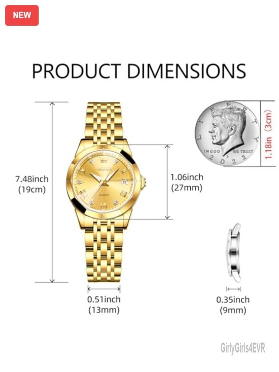 Dress Analog Quartz Watch Diamond Scratch-Resistant Luminous Stainless Steel main image 6